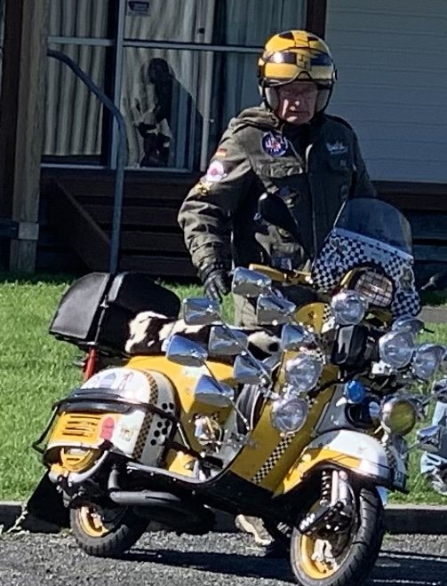 Custom classic scooter
